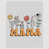 Mama Floral Letters DTF Transfer Illustration